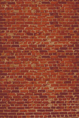 Texture of a red brick wall vector illustration	