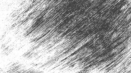 Abstract grunge background. Black isolated on white background. Rough black and white texture vector. 