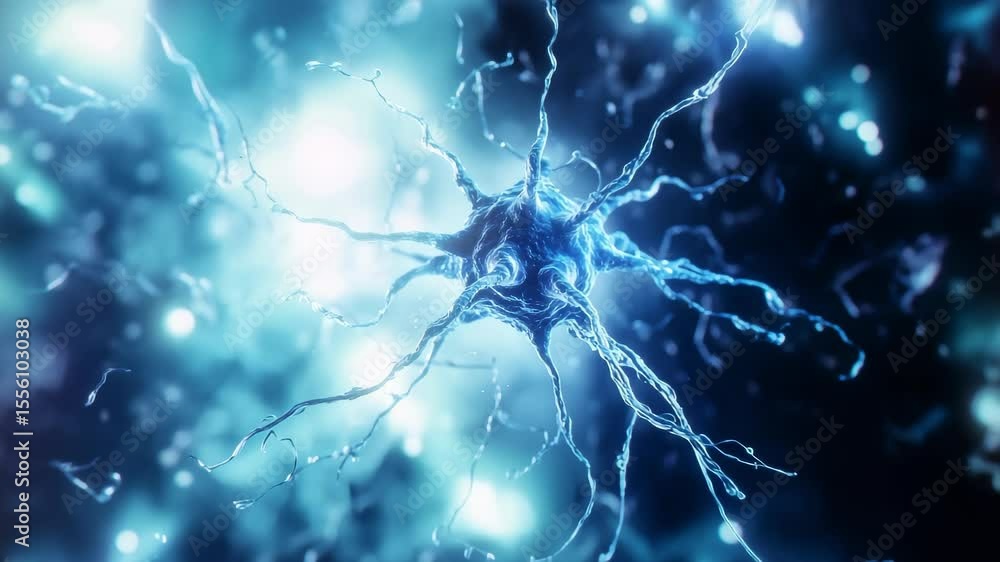 Poster brain neuron network activity visualization demo
