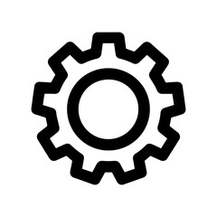 A Symbolic Gear Icon that Represents Various Elements in Technology and Engineering Fields