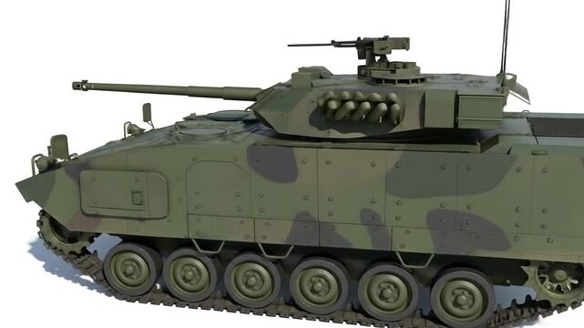 ASLAV 4x4 Infantry Fighting Vehicle 3D Render