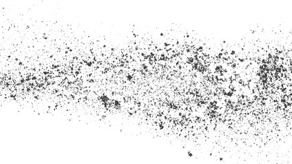 Abstract dust particle and dust grain texture on white background. Vector texture dust and scratched. Abstract grunge concrete wall distressed texture background. 