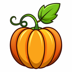 pumpkin isolated on white background