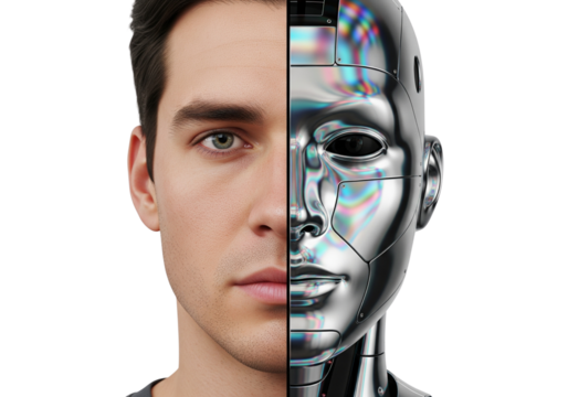Humanoid Robot Face A Blend of Human and Artificial Intelligence