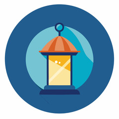 lantern with a lantern