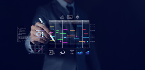 Project management and scheduling with AI technology. Plant managers use planning software to...