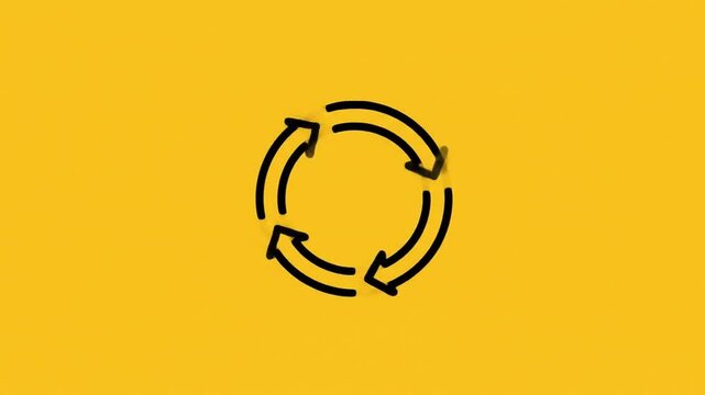 Circular Arrows: Symbol of Renewal and Continuous Improvement