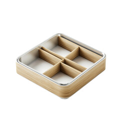 empty box isolated on white