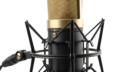 Studio Microphone: Achieving Clear Audio with a Transparent Background