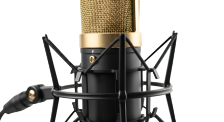 Studio Microphone: Achieving Clear Audio with a Transparent Background