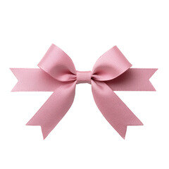 Elegant pink ribbon bow for decorations