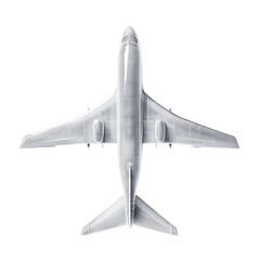 airplane on white background