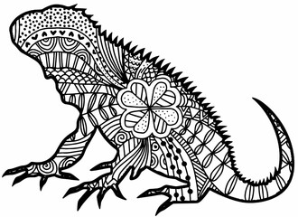 Creative Mandala Coloring Pages with Fun Doodles, Abstract Patterns, Kawaii Food and Relaxing Zentangle Designs