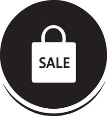 Sale icon or logo with white background 