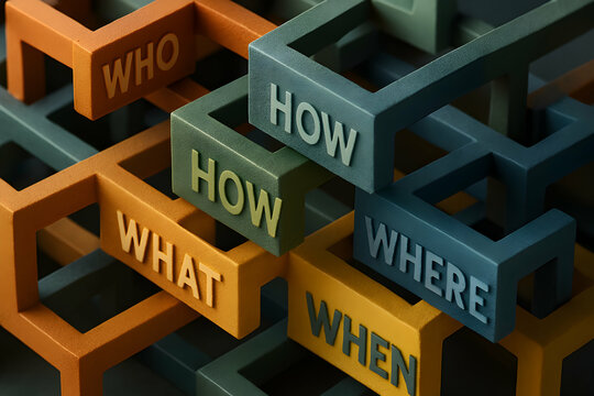 Exploring Questions: Who, What, How, Where, and When