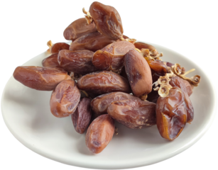 Dates fruits with stalk, dried. Dates fruits are very ideal for diet due to its low index glycemic and high fibers