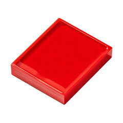red box isolated on white