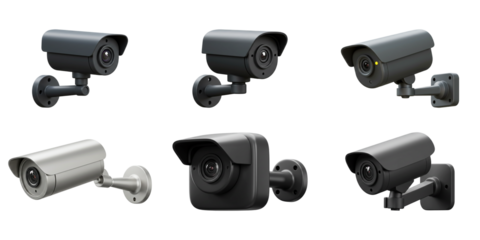 Surveillance Security Cameras: An array of cutting-edge surveillance cameras stand as silent sentinels, embodying protection and safeguarding. With their sleek designs and advanced technology.