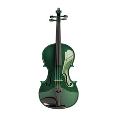 violin on white background