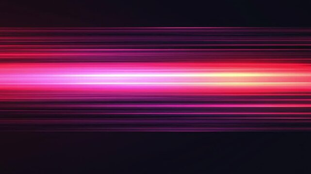 Abstract Light Velocity: Capturing the dynamic essence of high speed, a luminous stream of vibrant, linear light streaks across a dark, sleek expanse, creating a mesmerizing visual experience.