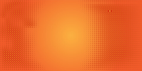Yellow-Orange Gradient Background Design with Even Dot Pattern