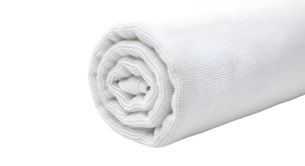 Rolled Fabric with Transparent Background: A Detailed Look at the Texture and Weave