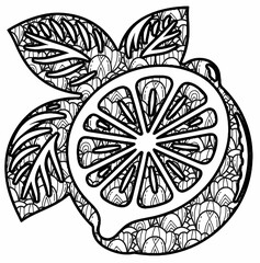 Creative Mandala Coloring Pages with Fun Doodles, Abstract Patterns, Kawaii Food and Relaxing Zentangle Designs