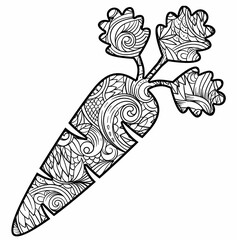 Creative Mandala Coloring Pages with Fun Doodles, Abstract Patterns, Kawaii Food and Relaxing Zentangle Designs