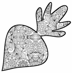 Creative Mandala Coloring Pages with Fun Doodles, Abstract Patterns, Kawaii Food and Relaxing Zentangle Designs