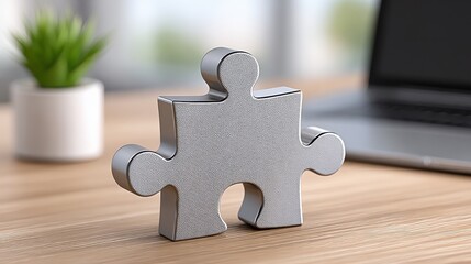 Enhancing business cooperation through jigsaw puzzle completion in a collaborative game environment