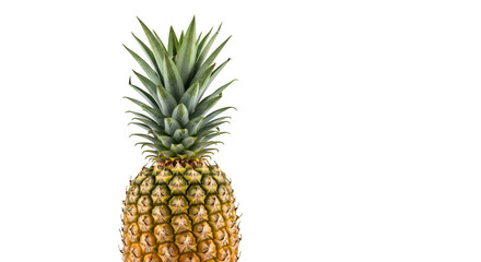 Fototapeta premium Pineapple: Tropical Fruit with Transparent Background