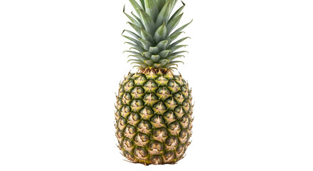 Fototapeta premium Isolate Pineapple on Transparent Background with Alpha Channel