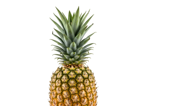 Pineapple: Tropical Fruit with Transparent Background