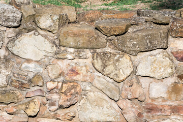 Backgrounds of the old stone wall.