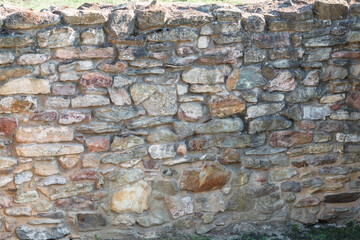 Backgrounds of the old stone wall.