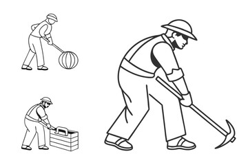 vector illustration of a man