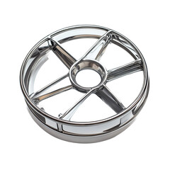 car wheel isolated on white