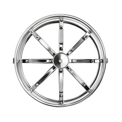Naklejka premium compass on a white background
