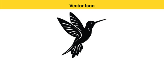 hummingbird in flight.bird vector.Rufous hummingbird silhouette - Hummingbird Bird Clipart - Rufous Hummingbird in flight illustration in black and white.Vector hand-drawn illustration of Broad-Tippe	