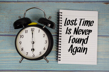 Lost Time Is Never Found Again Motivational And Inspirational Quotes