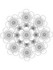 Flowers Coloring Pages For Adultes