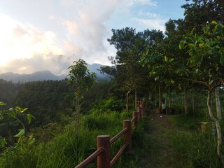 Beautiful view of the volcano