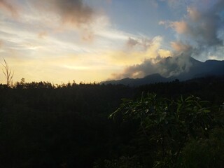 Beautiful view of the volcano