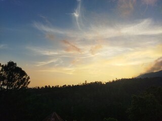 Beautiful view of the volcano