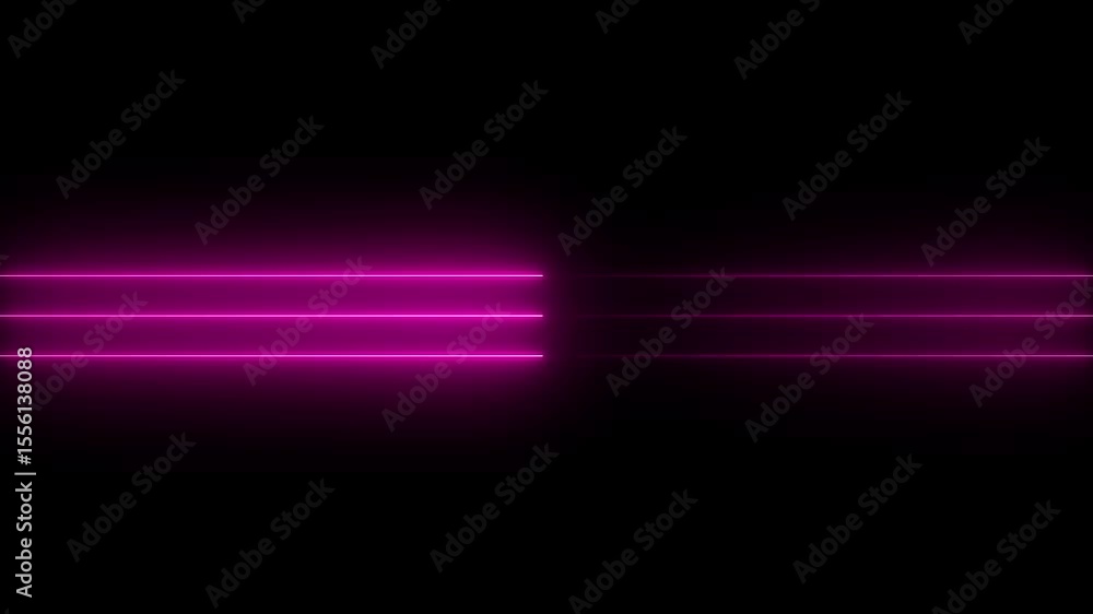 Poster abstract colorful background with neon lights in rainbow colour. seamless looping animation.