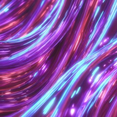 Fototapeta premium Colorful Abstract Fluid Motion in Vibrant Purple and Blue Hues for Dynamic Visual Backgrounds and Textures