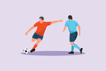 Physical Activity Concept. Colored flat vector illustration isolated