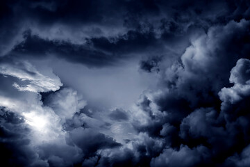 Dramatic Storm Clouds Background