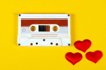 Audio Tape Cassette closeup