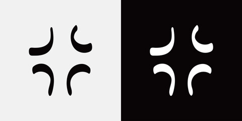 シンプルな手描き感情のセット
